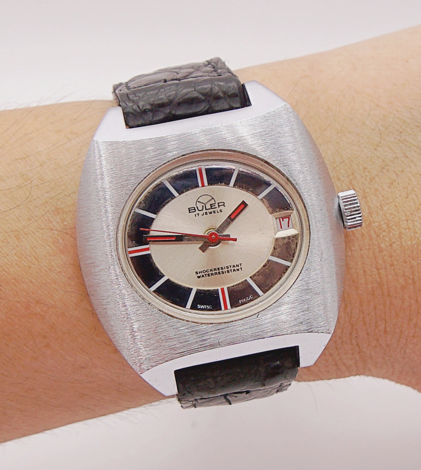 นาฬิกาเก่า BULER ไขลาน