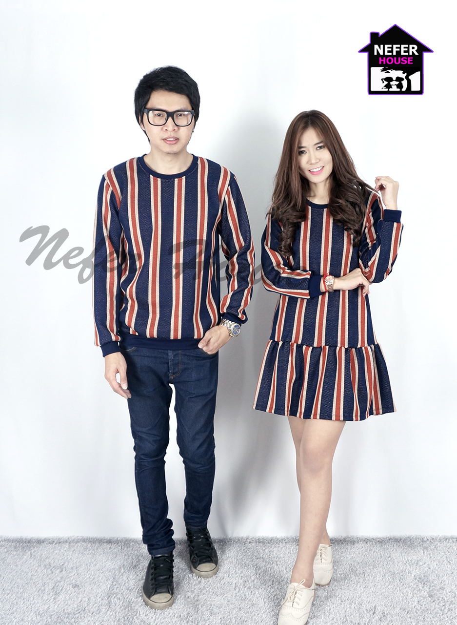 เสื้อกันหนาวคู่รักเสื้อแขนยาว พร้อมส่ง