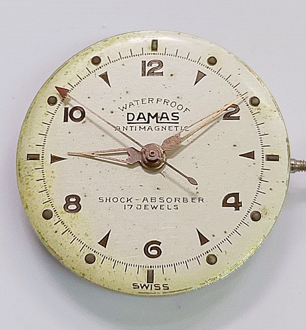 นาฬิกาเก่า DAMAS ไขลาน