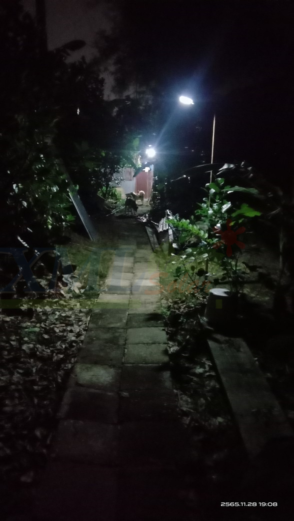 ไฟถนนโซล่าเซลล์ รุ่น MD-SLT27-30W (ขาเหล็ก)(ระบบสว่างค้าง) ของแท้ แบรนด์ MODI XMLSOLAR