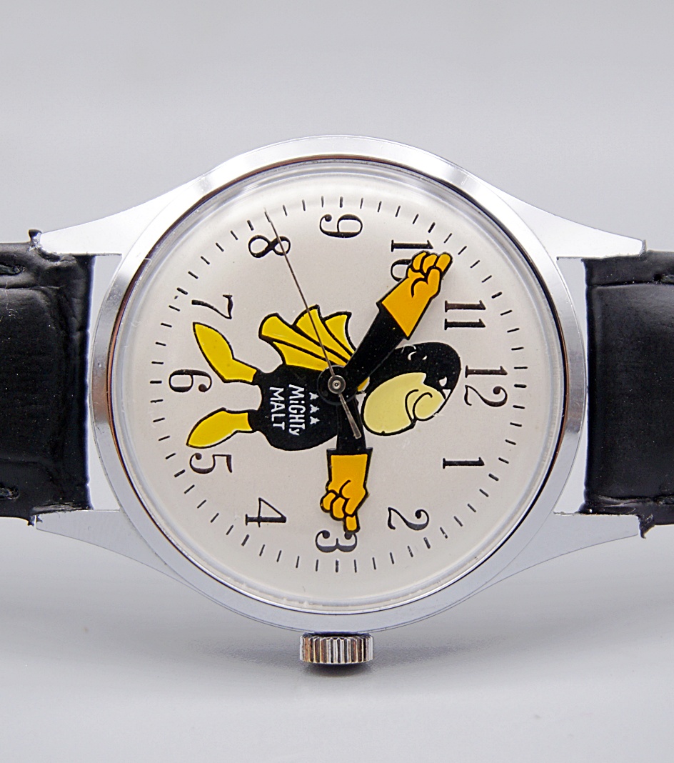 นาฬิกาเก่า MIGHTY MALT BY HELBROS ไขลาน