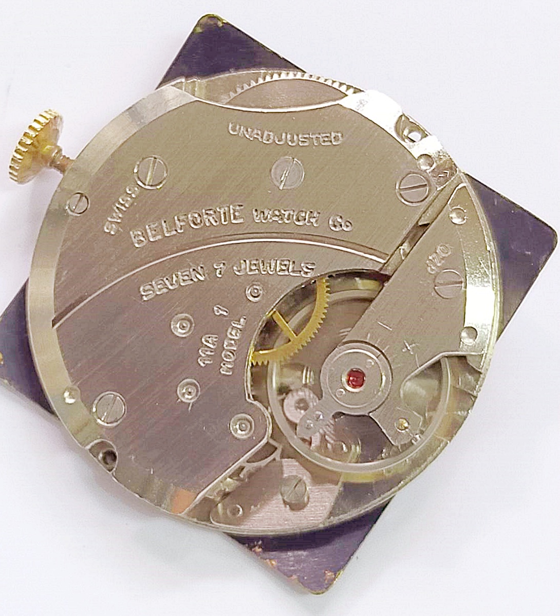 นาฬิกาเก่า BELFORTE ไขลานสองเข็มครึ่ง