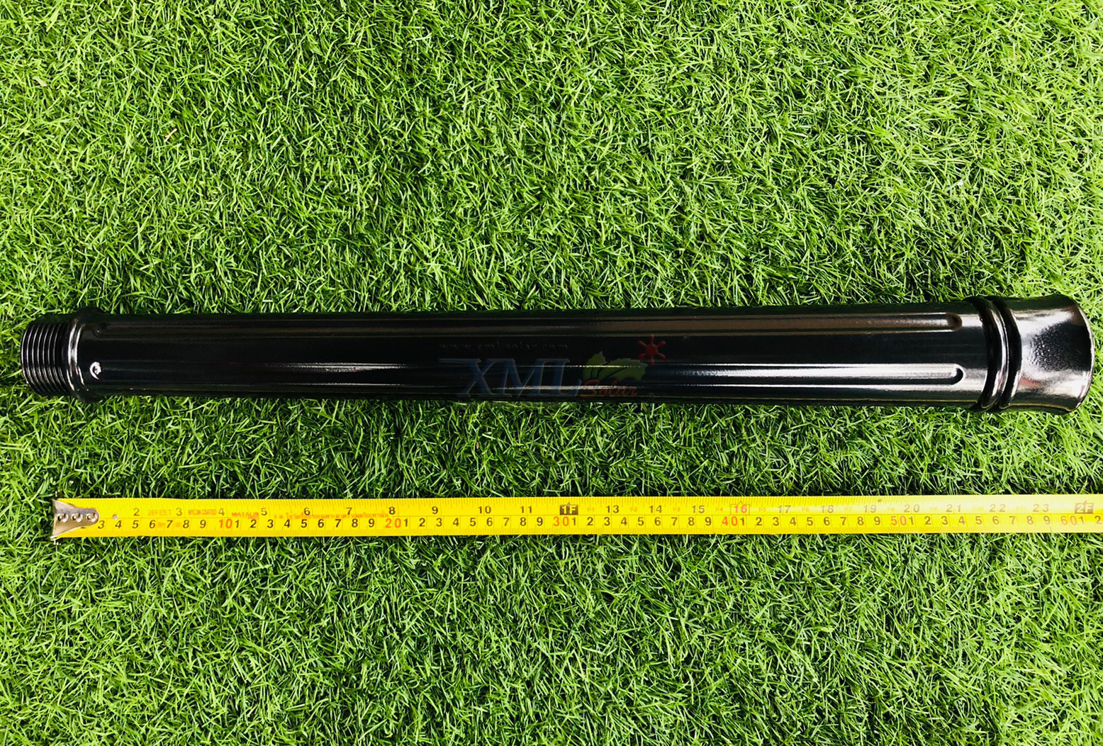 ตั้งพื้นโซล่าเซลล์ ทรงยุโรป กิ่งคู่ สูง 220 cm. (เปิดได้ 2 แสง)