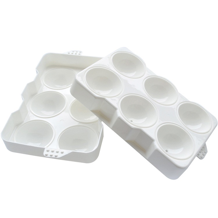 แม่พิมพ์พลาสติก ลูกแก้ว ทรงกลม 6 ช่อง (5 cm.)