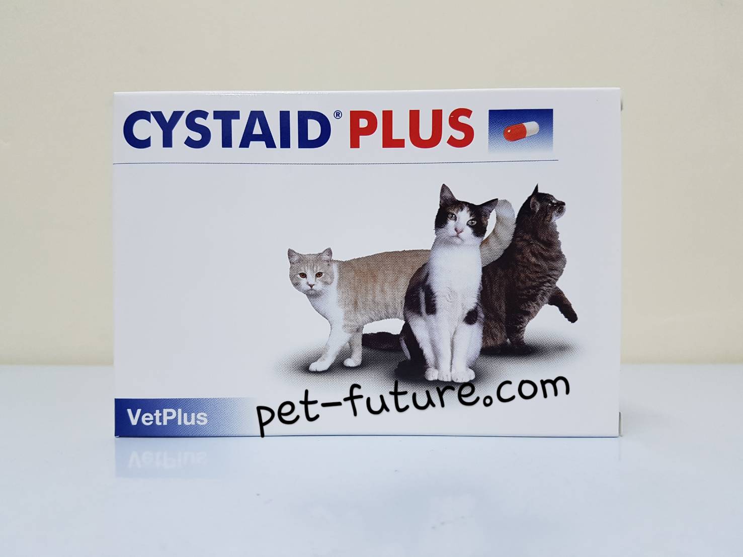 Cystaid Plus 30 เม็ด Exp.01/22 ซิสเตท พลัส อาหารเสริมสำหรับแมว ฉี่ไม่ออก