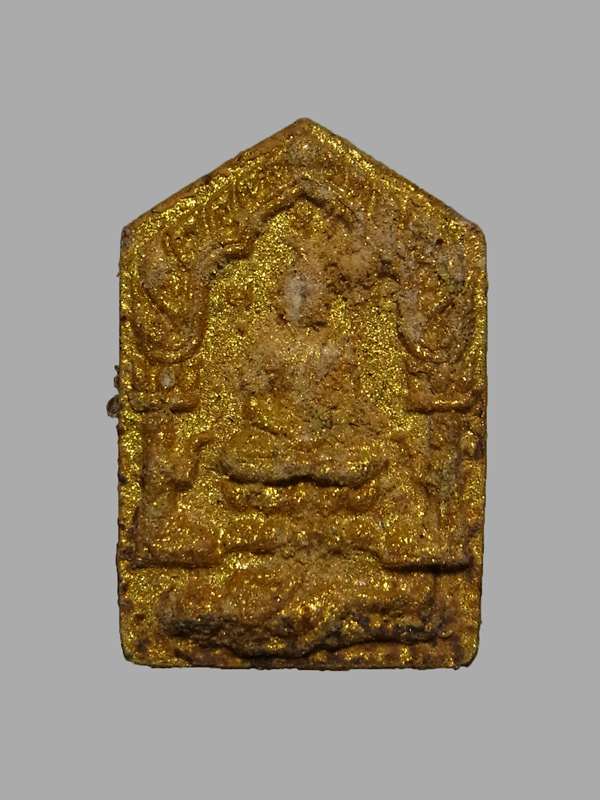 ขุนแผนผงพรายกุมาร หลวงปู่ทิม รุ่นสร้างเจดีย์ภาวนาภิรัต ปี2558 พิมพ์เล็ก