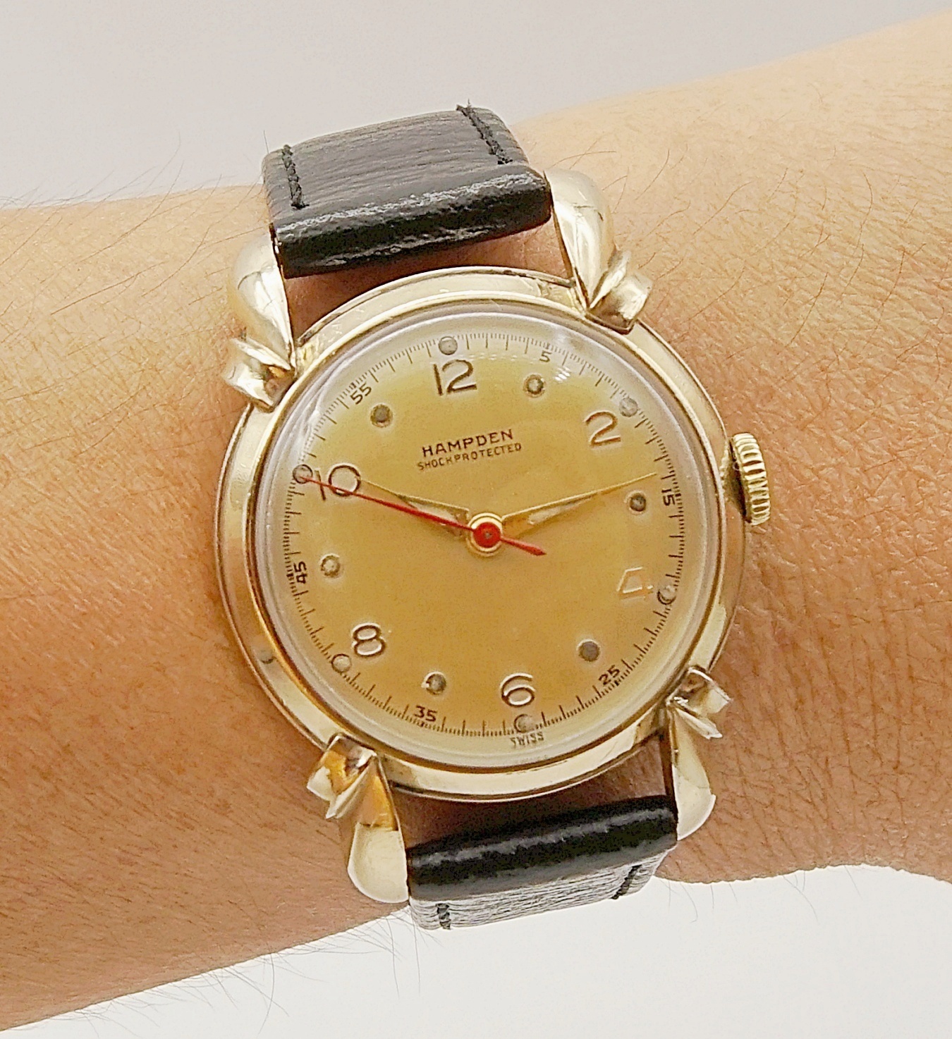 นาฬิกาเก่า HAMPDEN ไขลาน