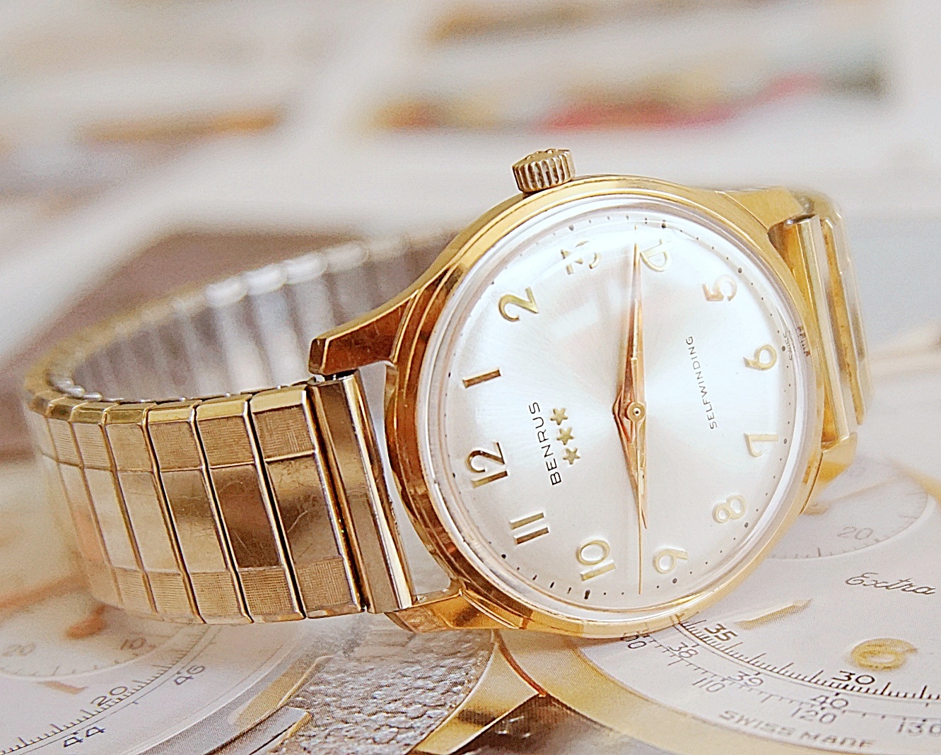 นาฬิกาเก่า BENRUS ออโตเมติก