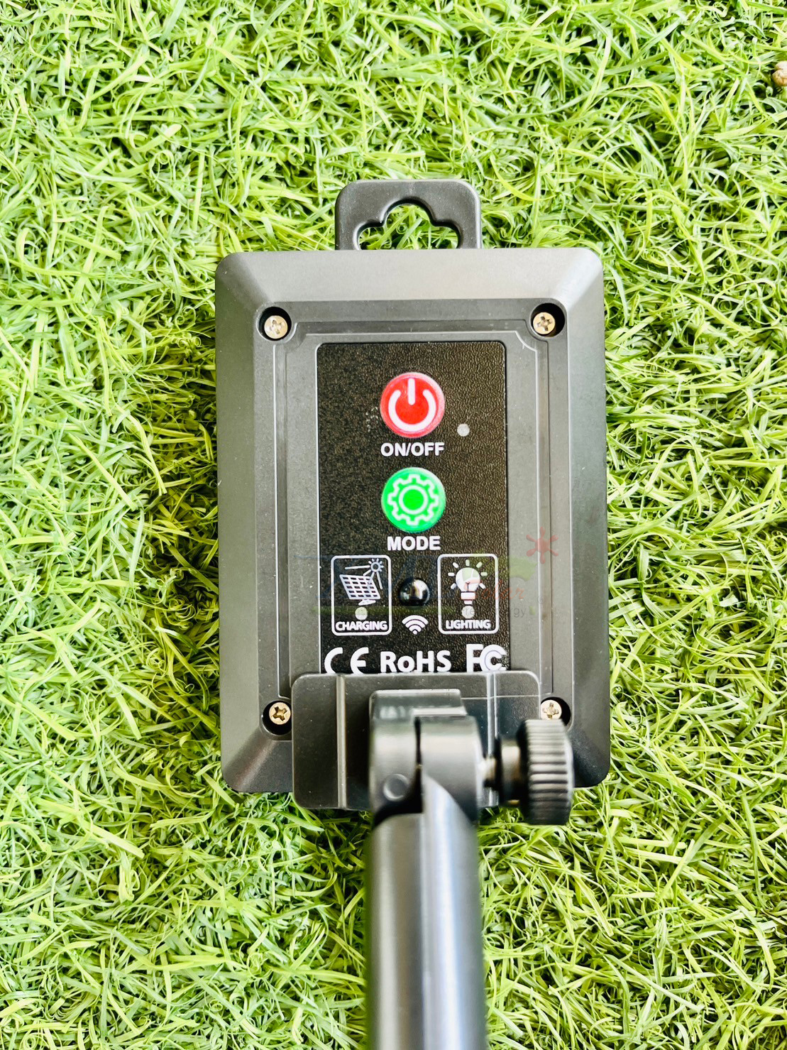 ไฟกระพริบโซล่าเซลล์ 50 LED รุ่นทรงรถคริสต์มาส ยาว 5 เมตร (แสง : เหลืองวอมไวท์)