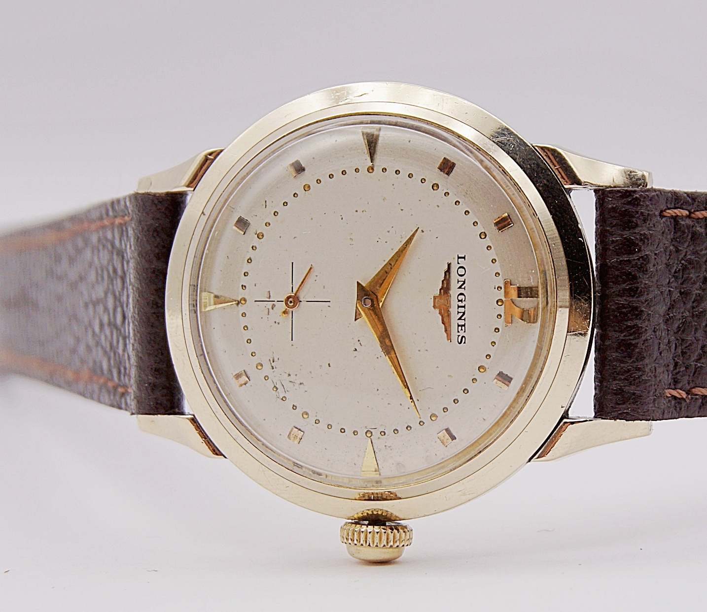 นาฬิกาเก่า LONGINES ไขลานสองเข็มครึ่ง