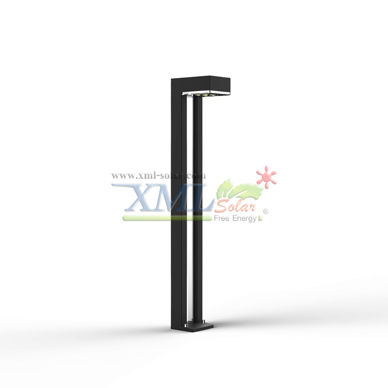 ไฟสนามโซล่าเซลล์ รุ่น มินิมอล (4 Led) (แสง : เหลืองวอมไวท์)(1 แถม 1)