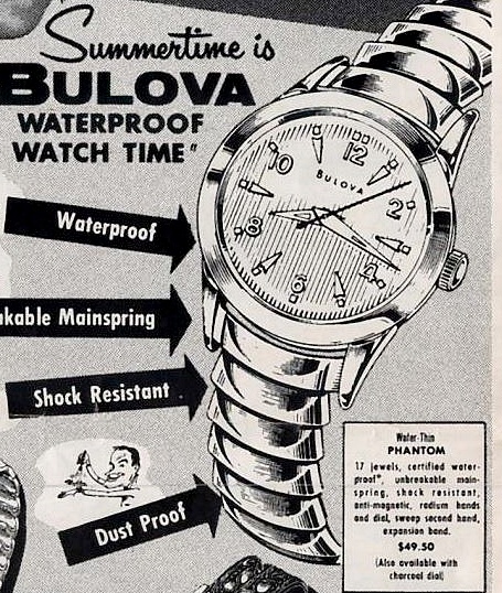 นาฬิกาเก่า BULOVA ไขลาน