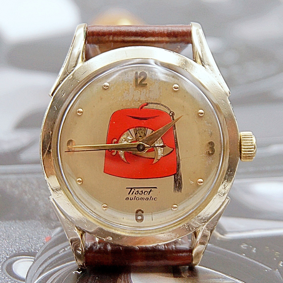 นาฬิกาเก่า TISSOT ออโตเมติกครึ่งรอบ