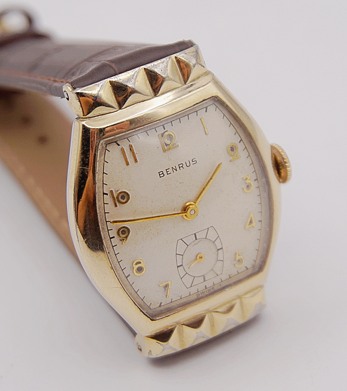 นาฬิกาเก่า BENRUS ไขลานสองเข็มครึ่ง