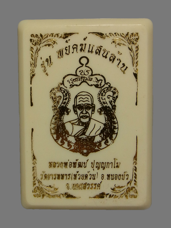 เหรียญพยัคฆ์แสนล้าน หลวงพ่อพัฒน์ ปี2563