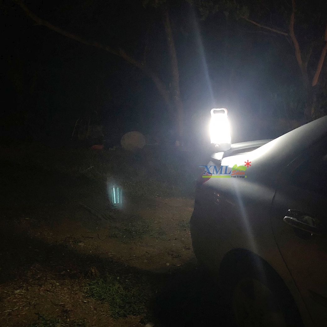 โคมไฟตะเกียงโซล่าเซลล์(สีขาว) ชุดใหญ่