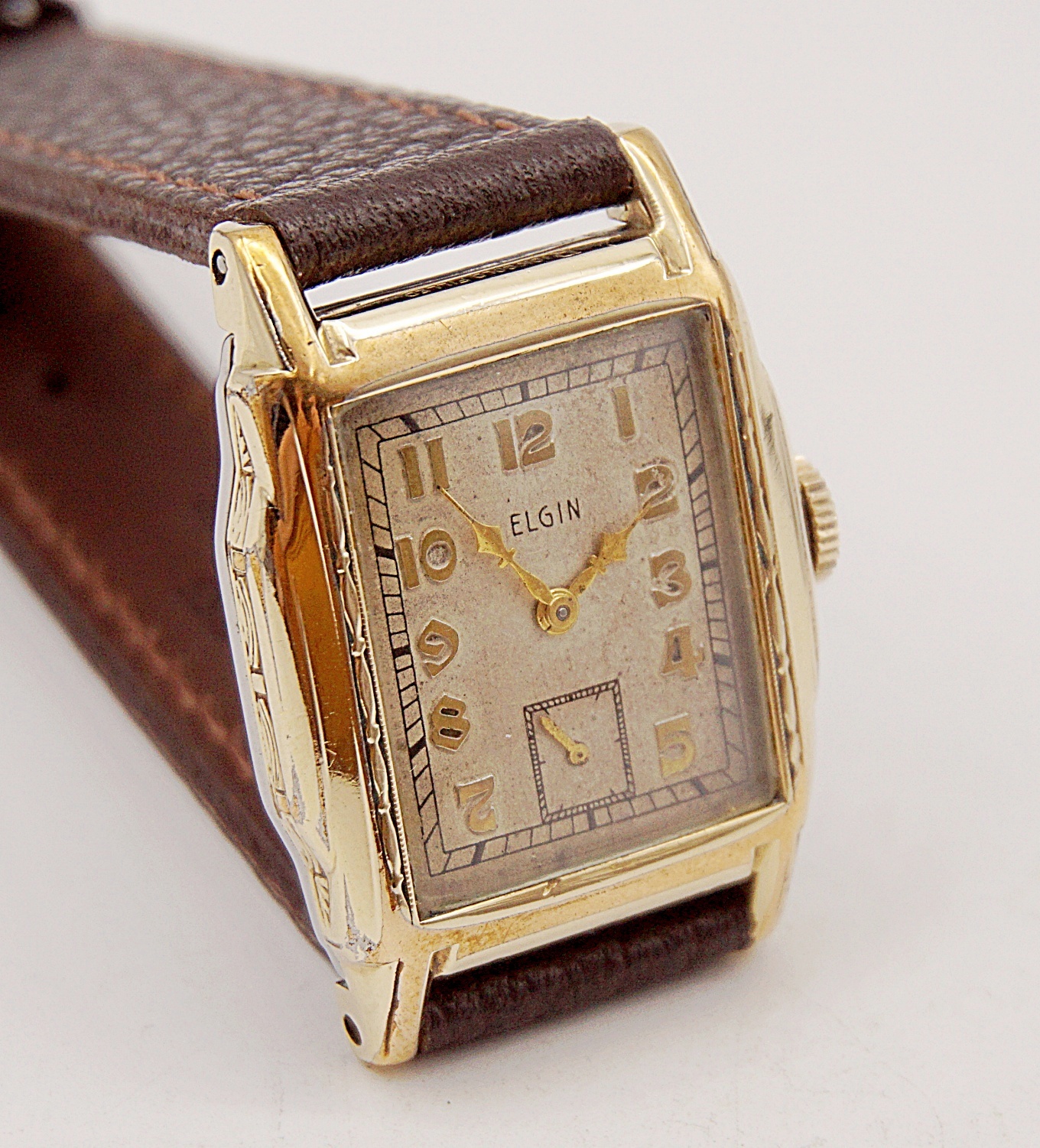 นาฬิกาเก่า ELGIN ไขลานสองเข็มครึ่ง