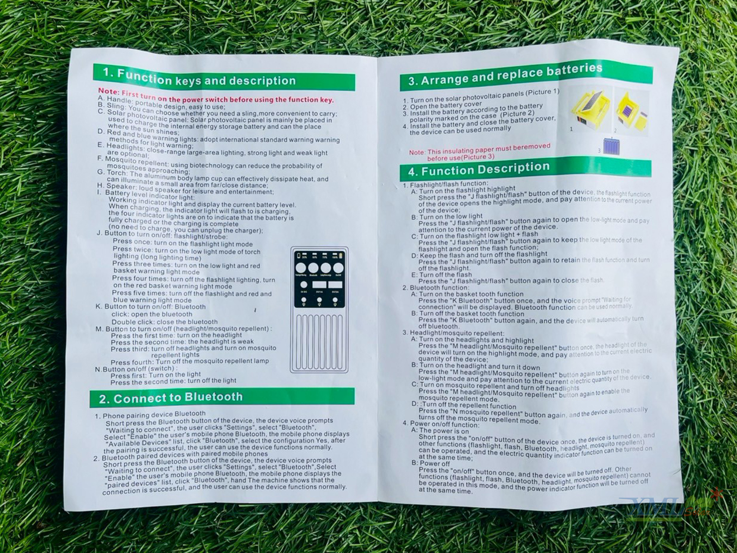 ไฟฉายอเนกประสงค์โซล่าเซลล์ รุ่น LSXML-235