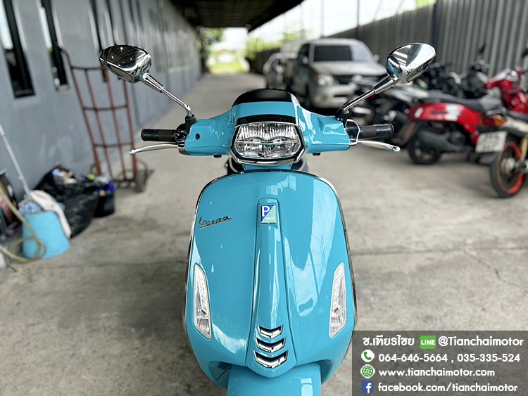 ★ดาวน์8,000★VESPA SPRTNT125 IGETABS ปี 67 สีฟ้าสดใส วิ่งเพียง 9000 กิโล ชุดสีสวยเป๊ะ เครื่องดี ศูนย์ดี ราคา 79,900