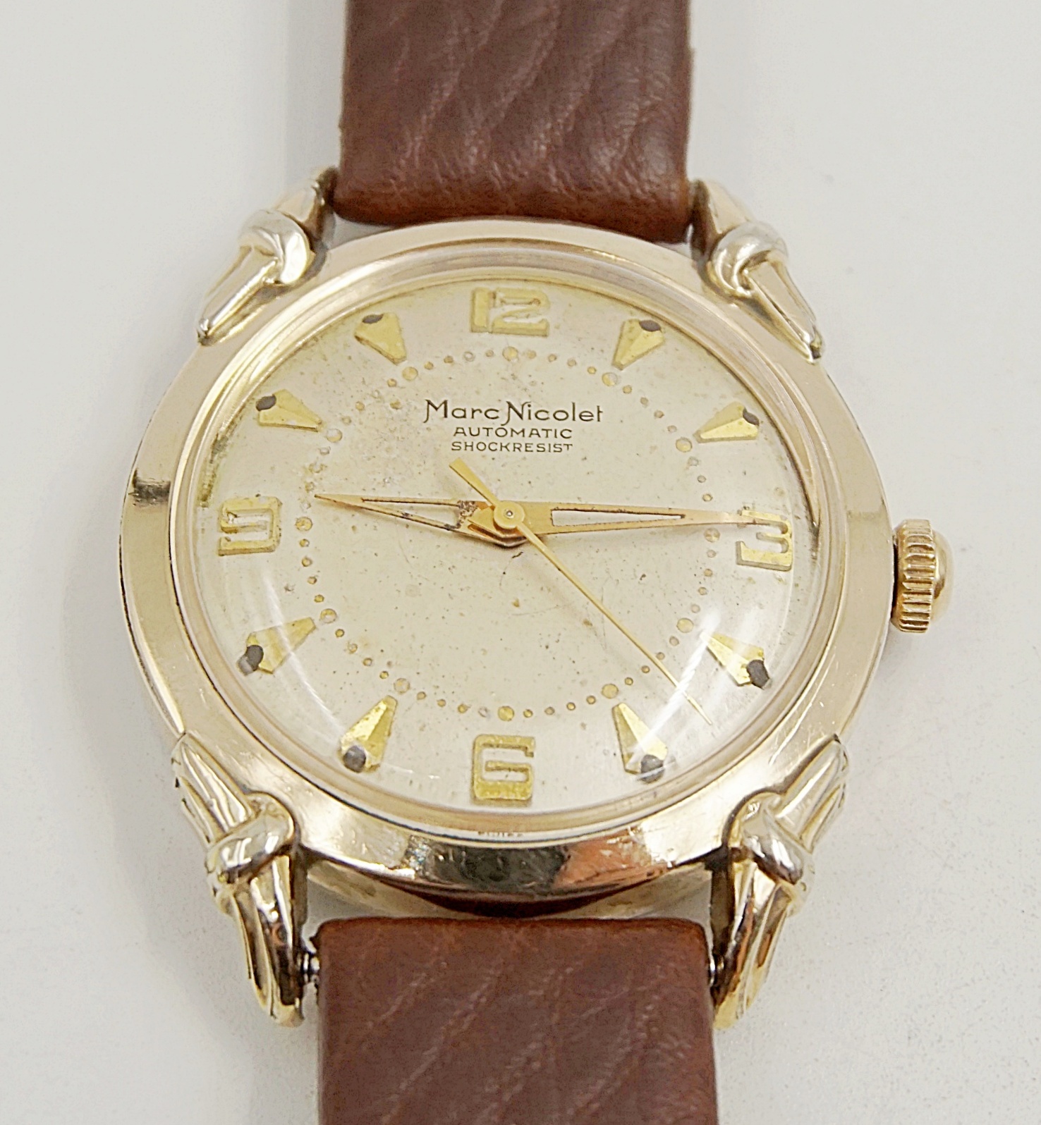 นาฬิกาเก่า MARC NICOLET ออโตเมติก
