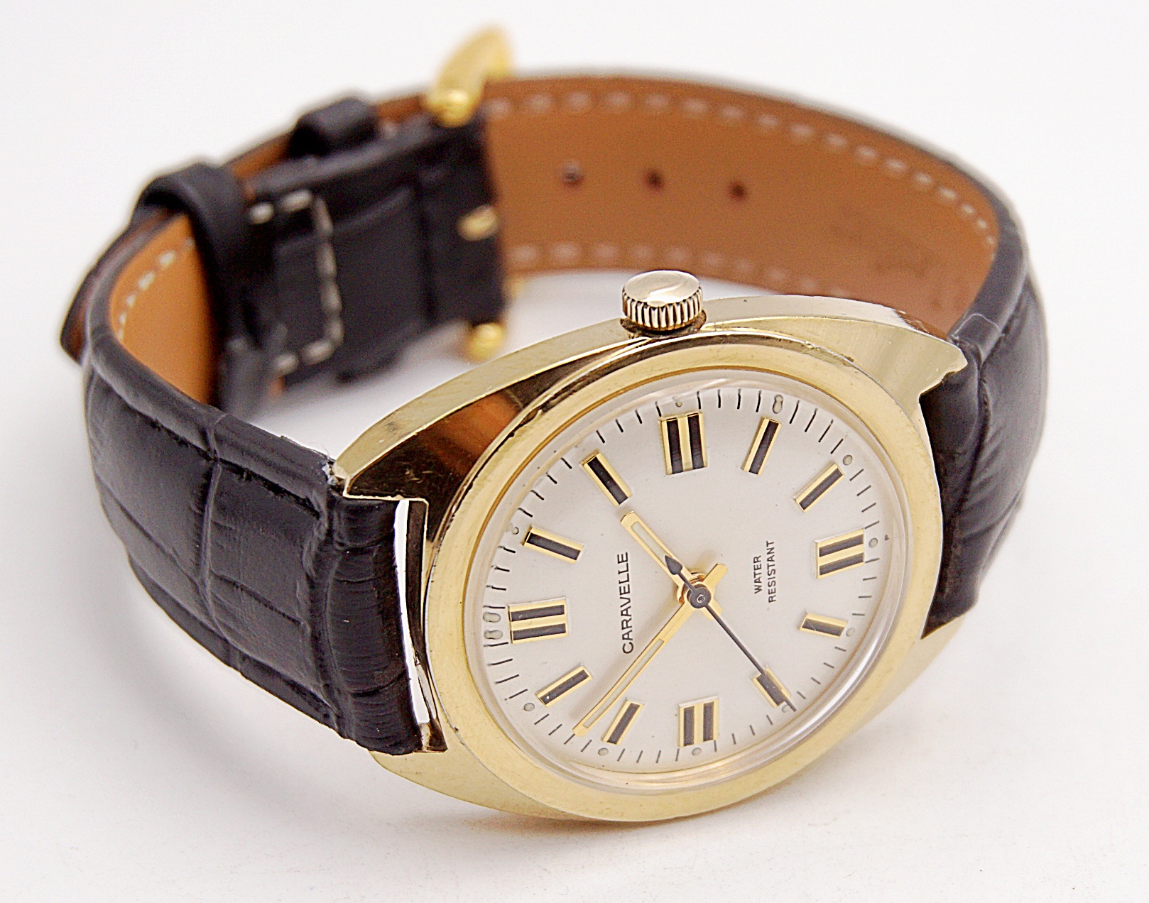 นาฬิกาเก่า CARAVELLE ไขลาน