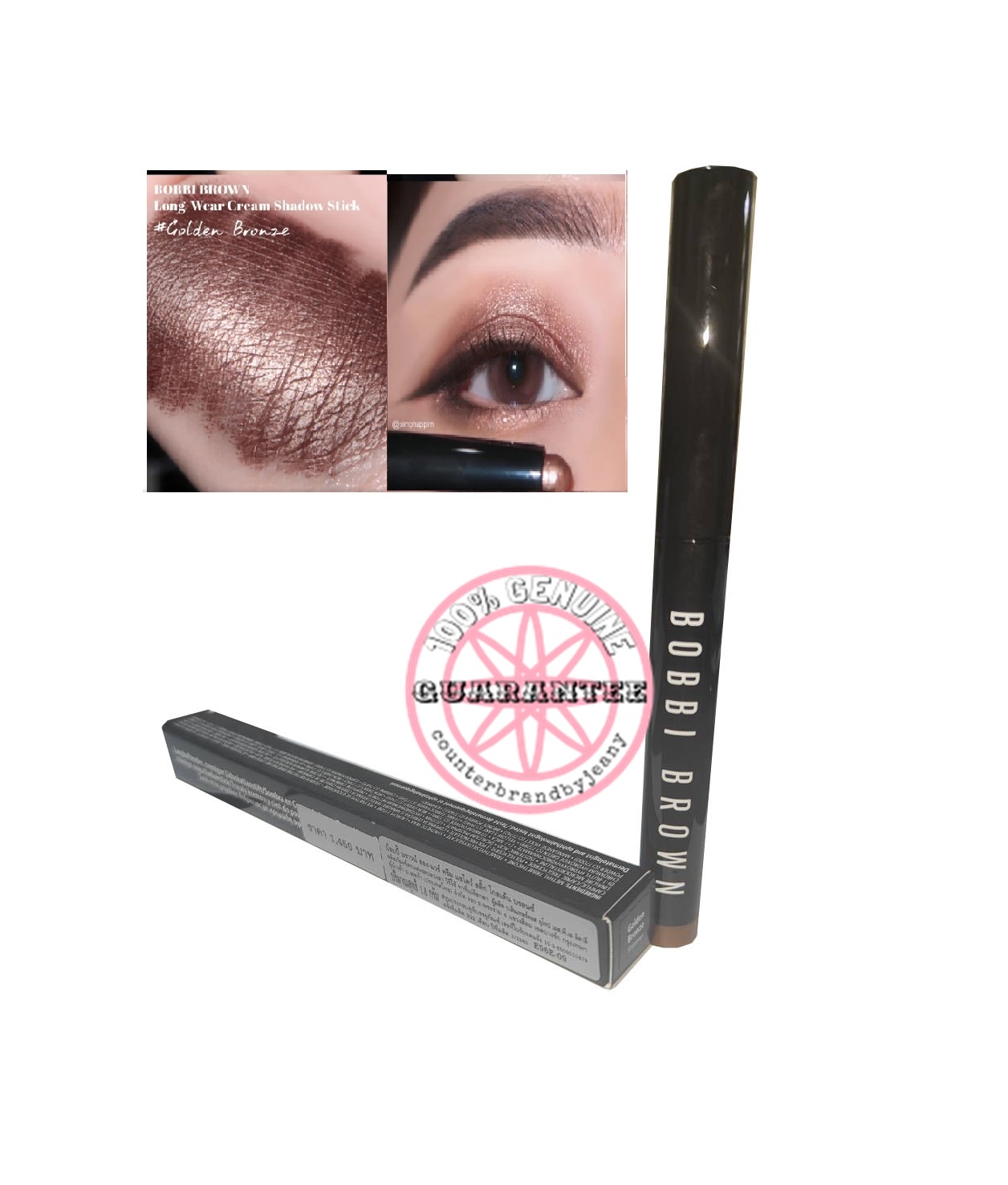 PRE-ORDER: BOBBI BROWN Long Wear Cream Shadow Stick #GOLDEN BRONZE