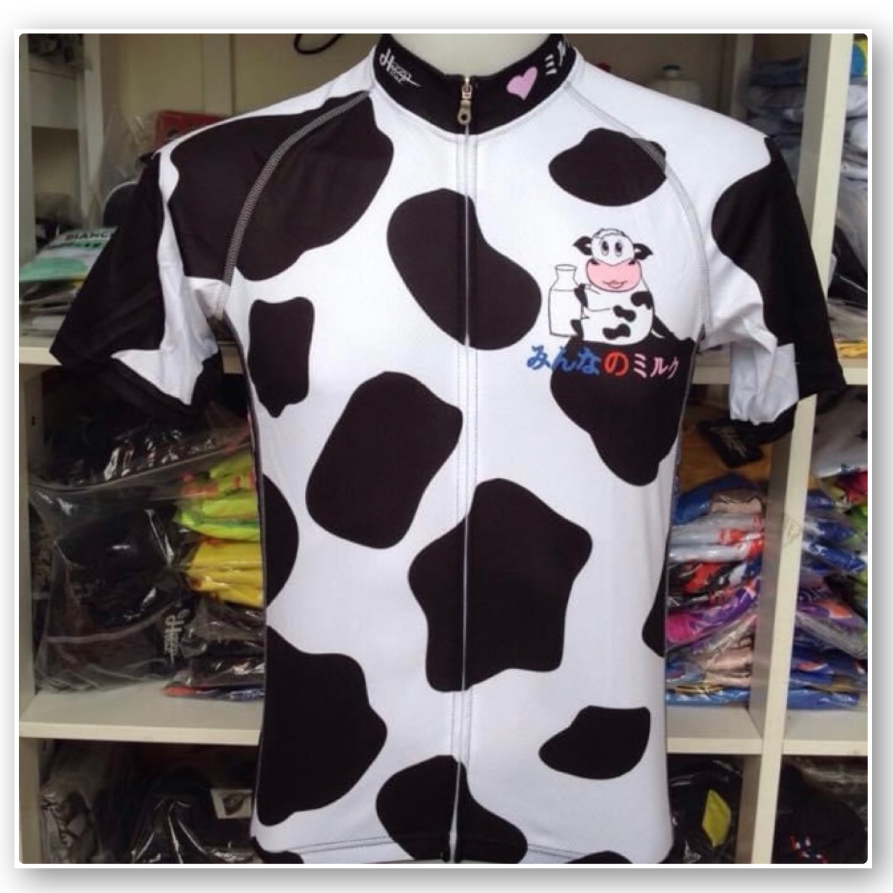 เสื้อปั่นจักรยาน Miruku วัวน้อยน่ารัก