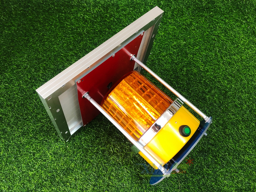 ไฟไซเรนพลังงานแสงอาทิตย์ (แสง : สีเหลือง) 10 watt