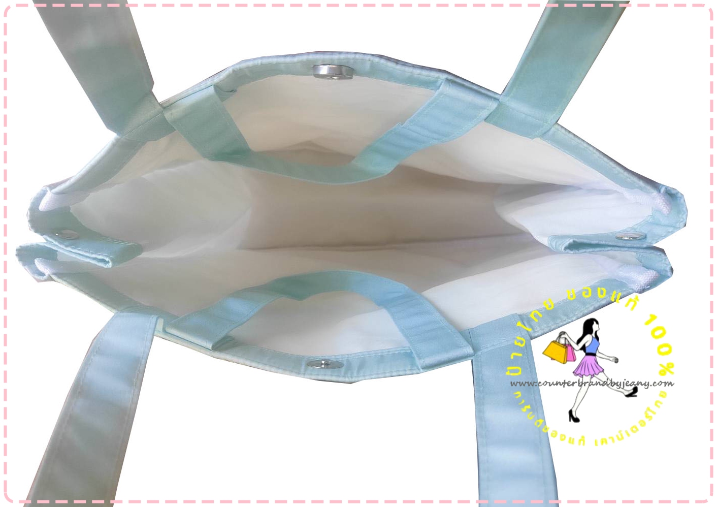 COVERMARK The Harmony of Summer Tote Bag กระเป๋าโท๊ทผ้า คัฟเวอร์มาร์ก (พร้อมส่ง)