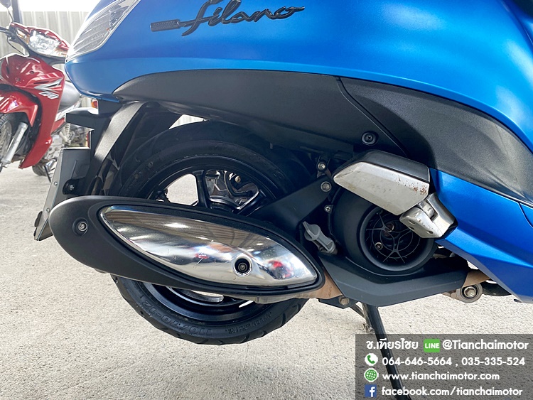 ★ดาวน์3,500★GRAND FILANO ปี 66 สีน้ำเงิน เครื่องเดิมแน่น ขับขี่นิ่มๆ ยูบ็อกใหญ่ ชุดสีสวยเป๊ะ เครื่องดี ศูนย์ดี ราคา 49,900