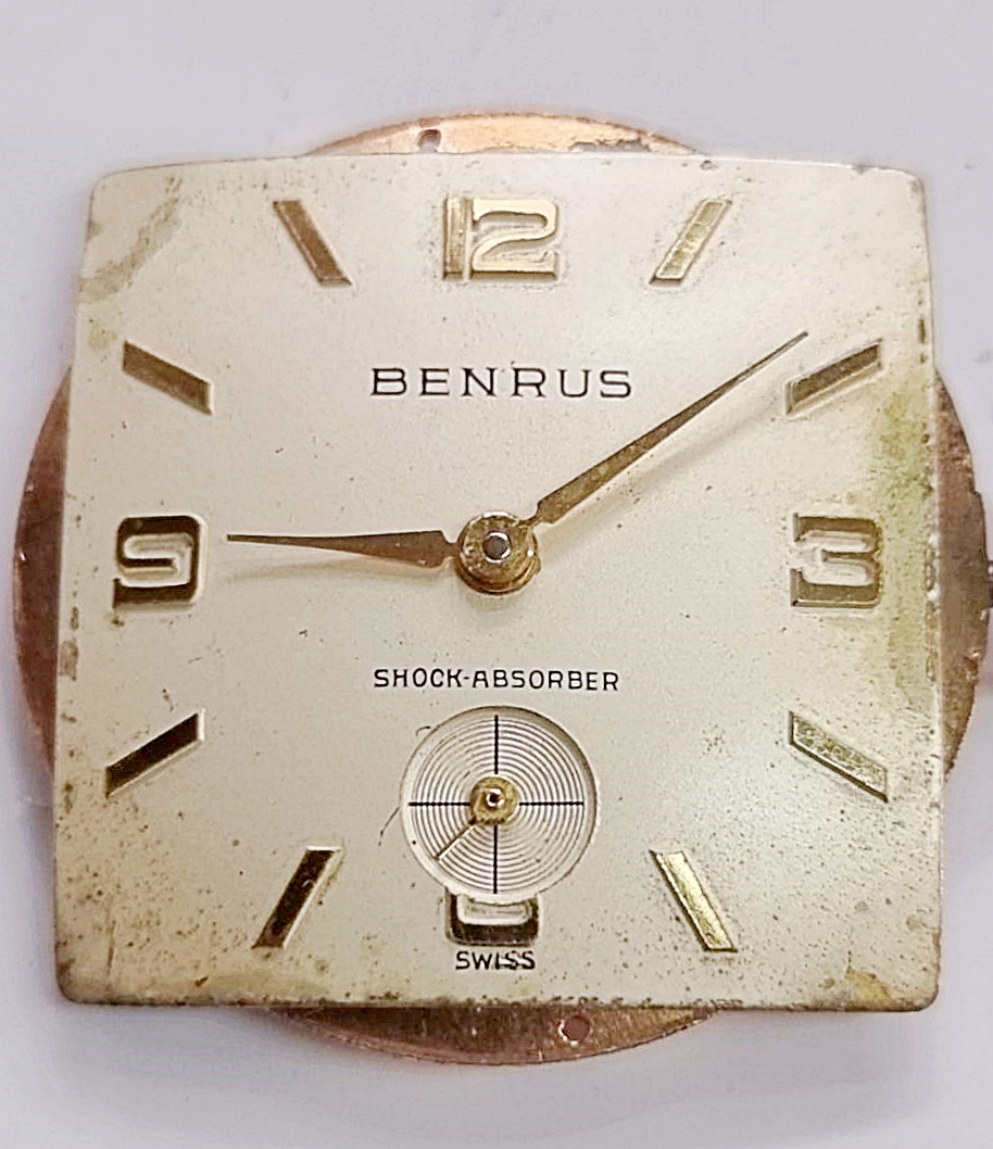 นาฬิกาเก่า BENRUS ไขลานสองเข็มครึ่ง