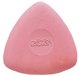 ชอล์กเขียนผ้ารูปสามเหลี่ยม สีแดง