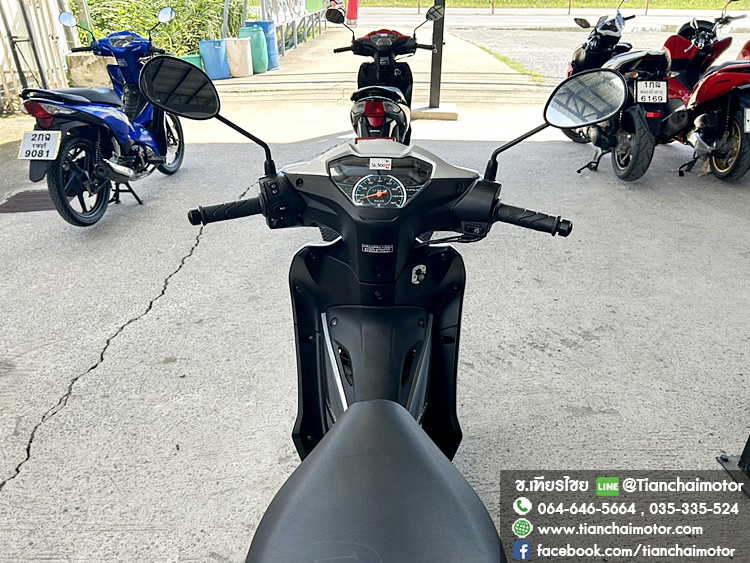 ★ฟรีดาวน์★WAVE110I ปี66 สีเทา สตาร์ทมือ ชุดสีสวยรอบคัน เครื่องแน่น เดิมๆ ประหยัด ทนทาน เครื่องดี ศูนย์ดี ราคา 36,500