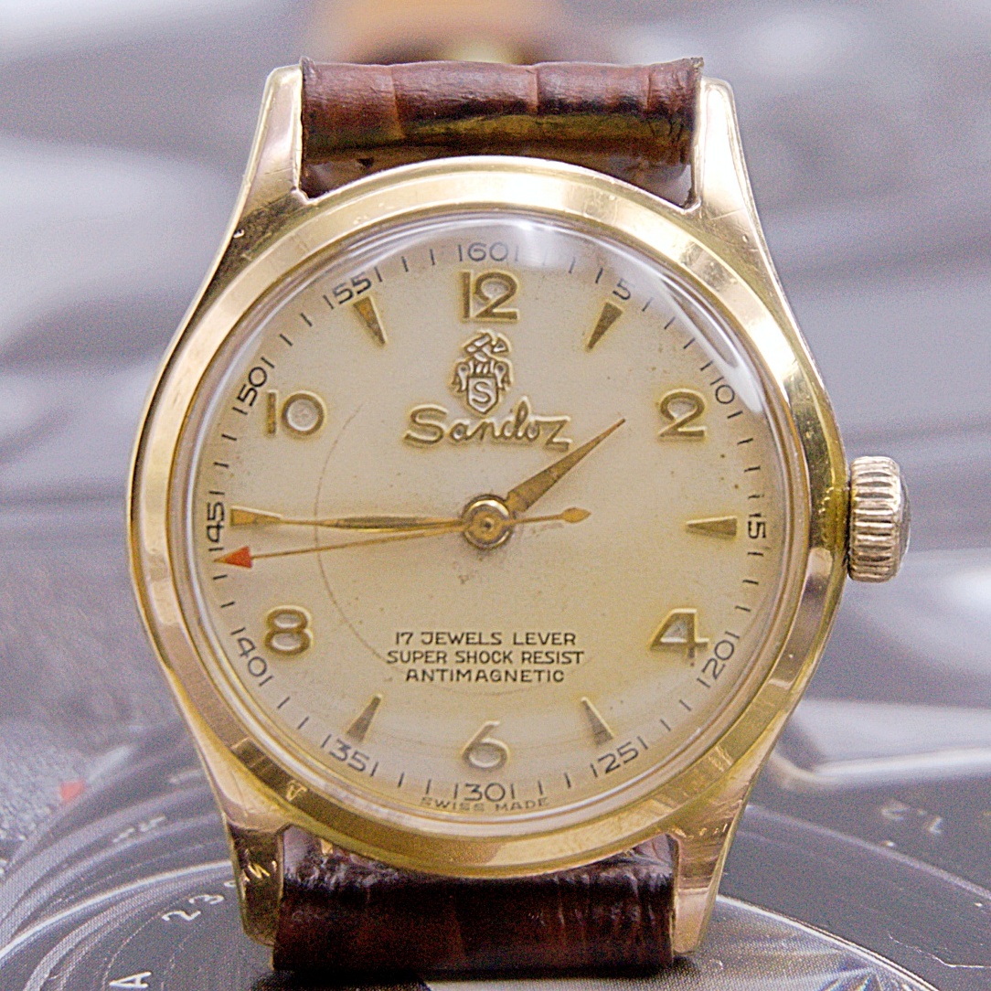นาฬิกาเก่า SANDOZ ไขลาน