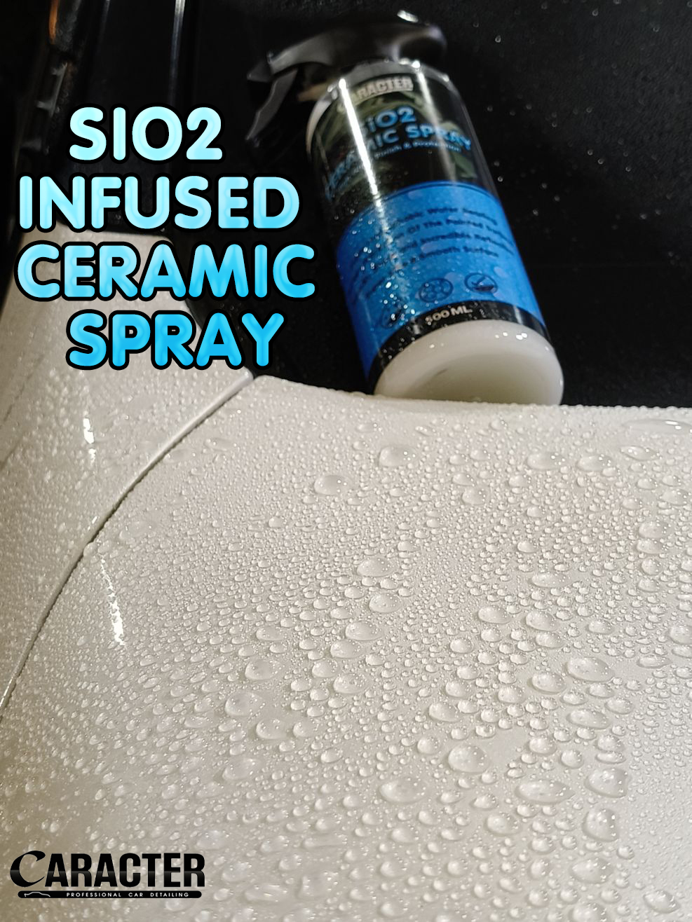 สเปรย์เคลือบสีเซรามิก CARACTER SiO2 Ceramic Spray