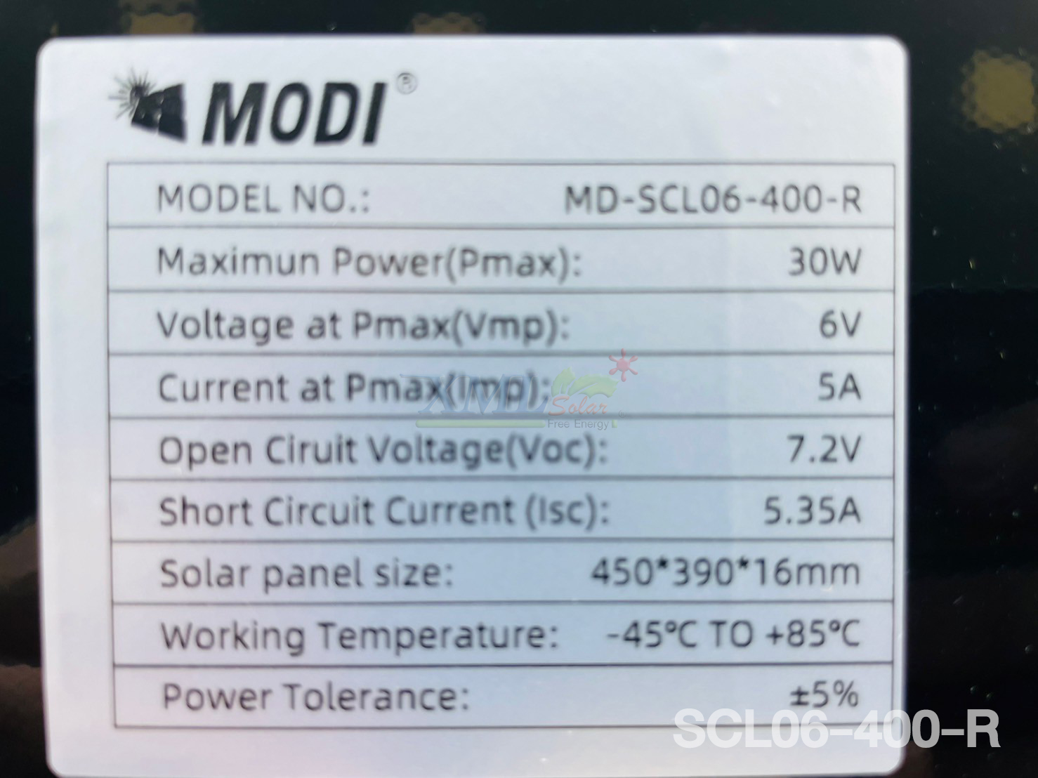 โคมไฟโซล่าเซลล์ ติดเพดาน รุ่น MD-SCL06-R (เปิดได้ 3 แสง)