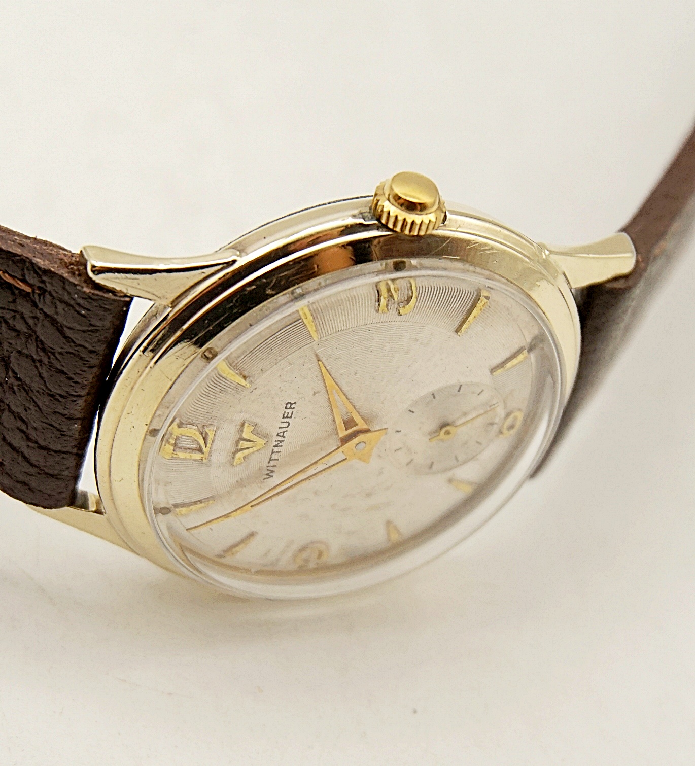 นาฬิกาเก่า WITTNAUER BY LONGINES ไขลานสองเข็มครึ่ง