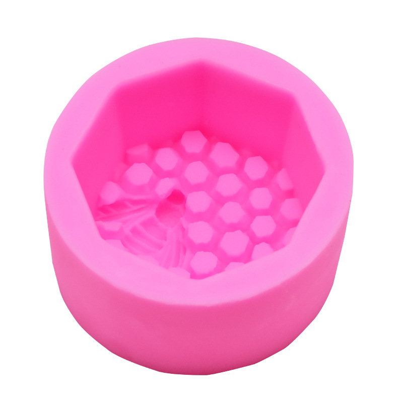 แม่พิมพ์ซิลิโคน พิมพ์สบู่ พิมพ์วุ้น พิมพ์ขนม รูปรังผึ้ง 1 ชิ้น (70 G.)