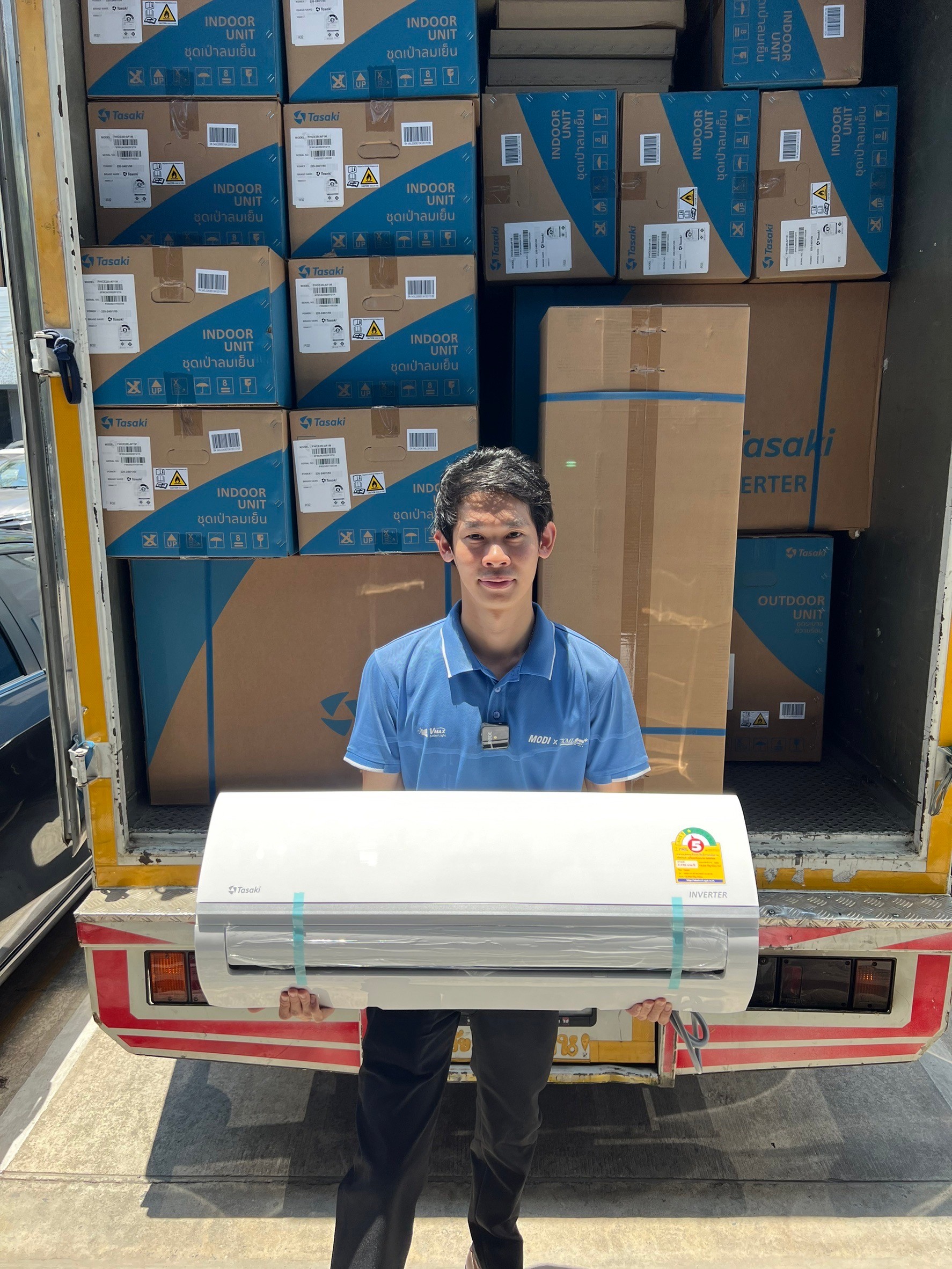 ชุดแอร์โซล่าเซลล์ TASAKI 25,000 BTU