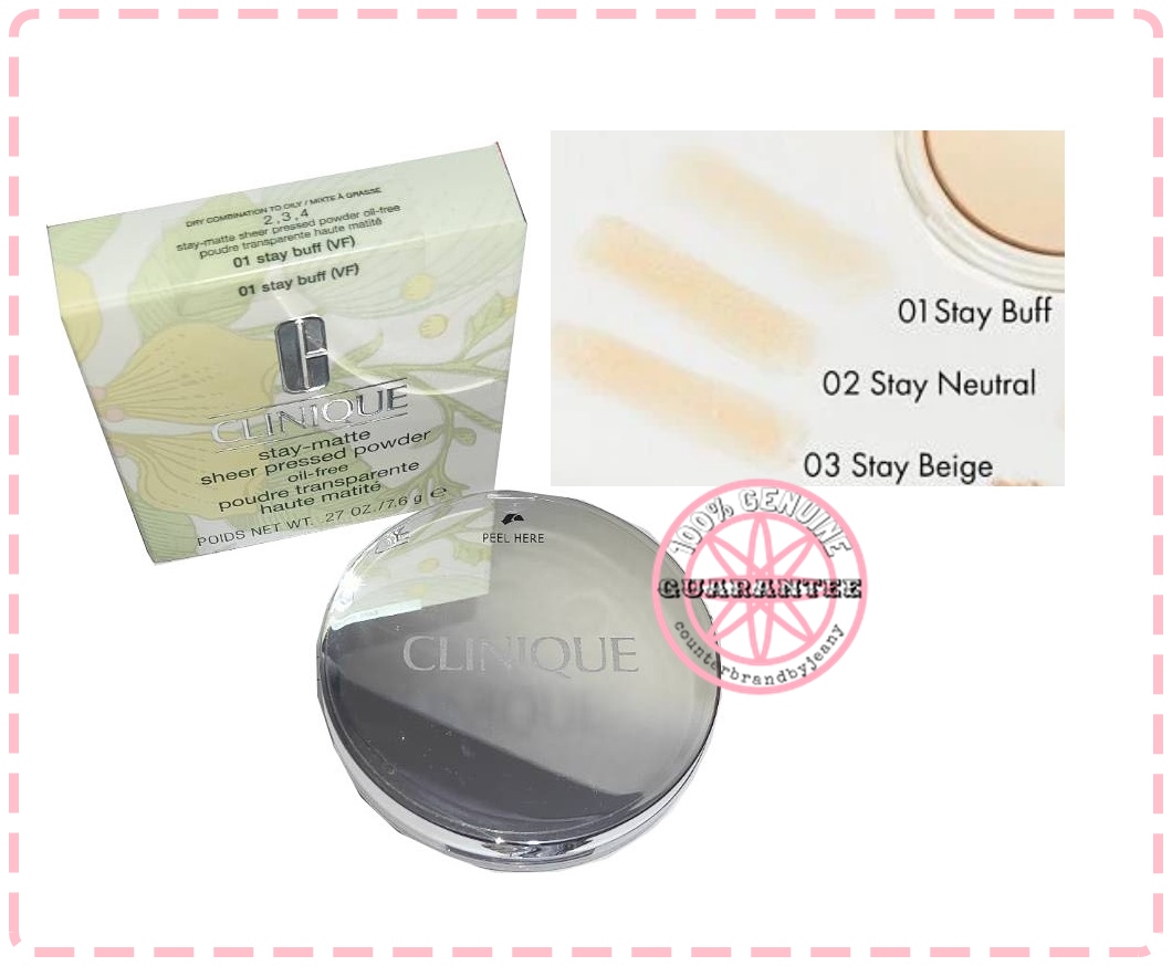 PRE-ORDER: CLINIQUE Stay Matte Sheer Pressed Powder