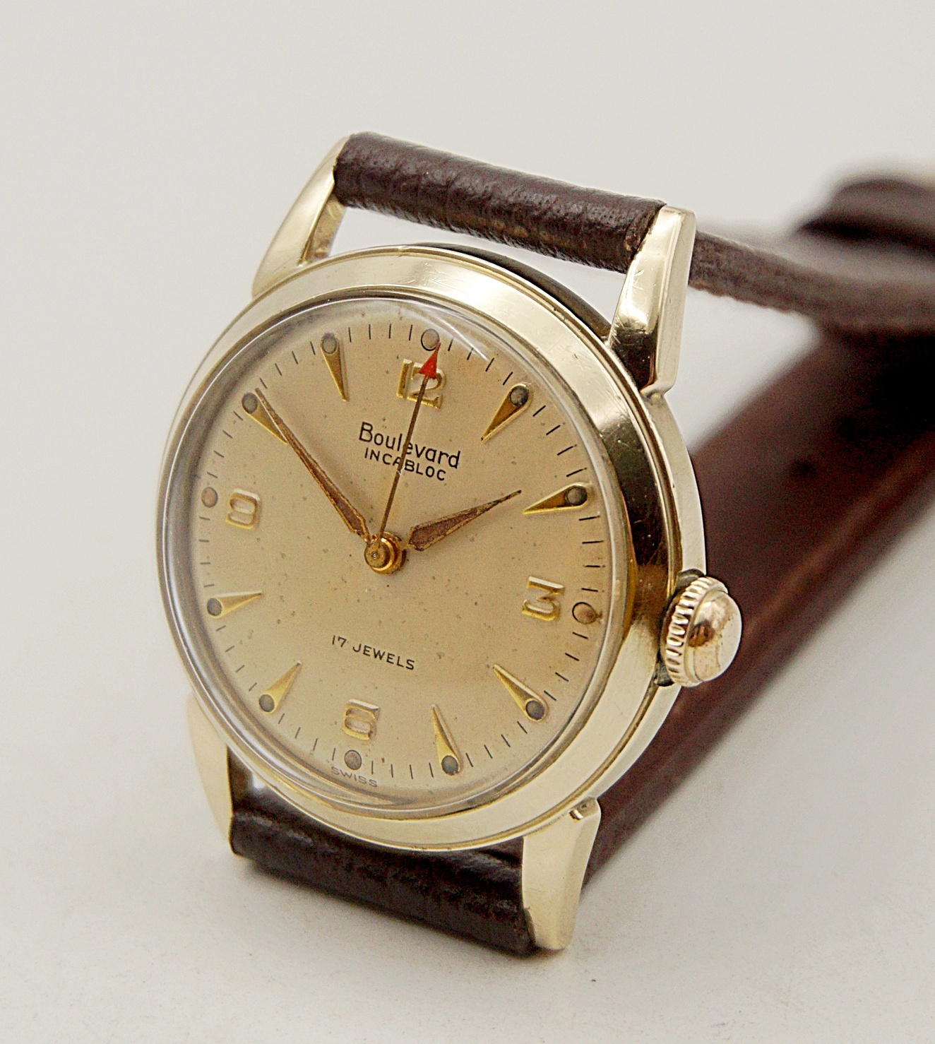 นาฬิกาเก่า BOULEVARD ไขลาน