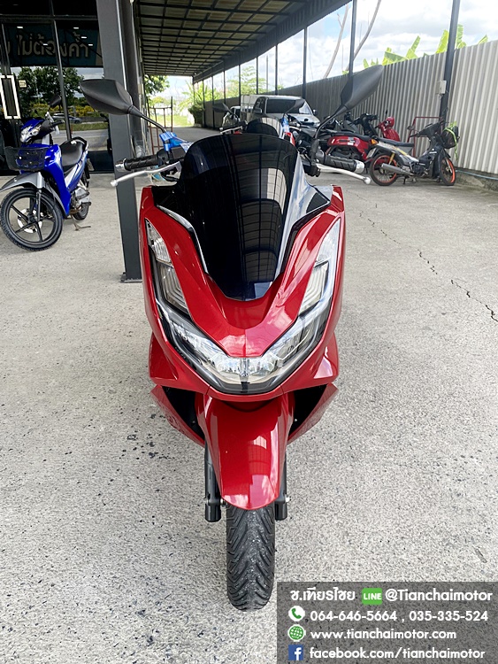 PCX160 ปี64 สีแดงสด เครื่องเดิมๆ ชุดสีสวยรอบคัน เครื่องดี ศูนย์ดี ขับขี่นิ่มๆ ประหยัดน้ำมัน ราคา 82,500