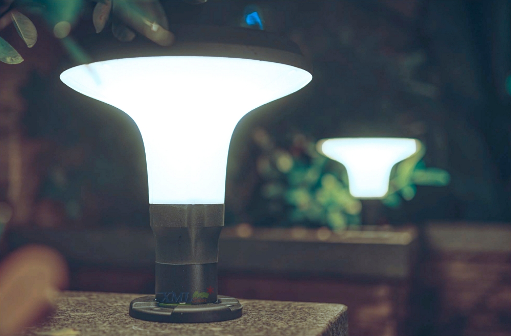 ไฟหัวเสาโซล่าเซลล์ ทรง Plaza 12 Super SMD LED (เเสง : ขาว)