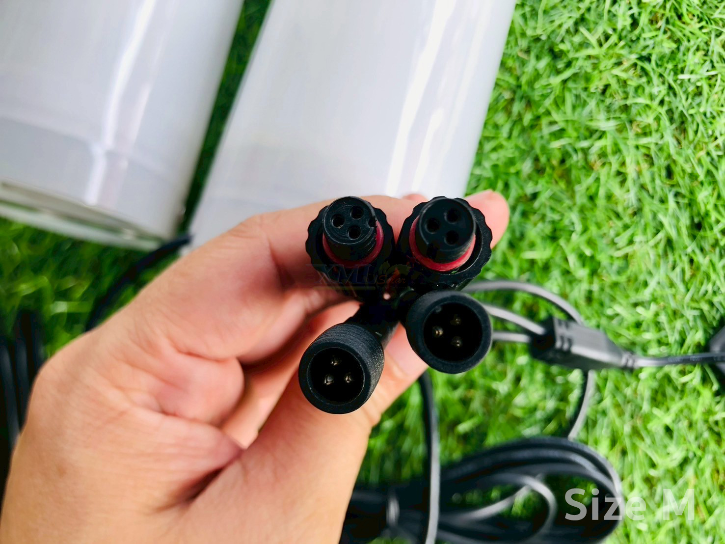 โคมไฟตั้งพื้นโซล่าเซลล์ รุ่น TC-11838 (แสงขาว + เหลืองวอมไวท์)