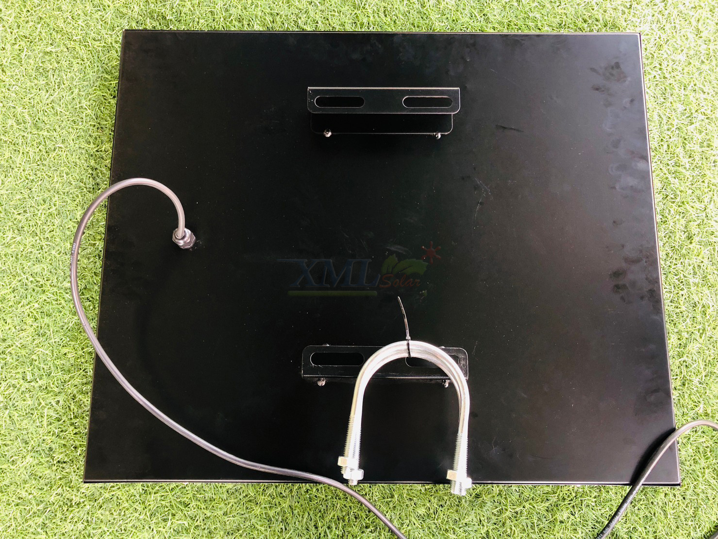 ป้ายเตือนเขตโรงเรียนโซล่าเซลล์ สีเหลือง ไฟกระพริบ (ไม่รวมเสา)