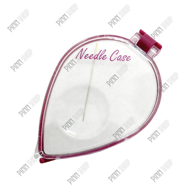 กล่องแม่เหล็กเก็บเข็ม พร้อมเข็มเย็บ 2 เล่ม