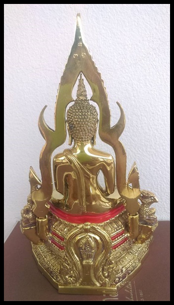 พระพุทธชินราช3นิ้ว เนื้อทองเหลืองขัดมันหน้าตัก 3 นิ้ว ออกโดยวัดใหญ่พิษณุโลก รหัส0155