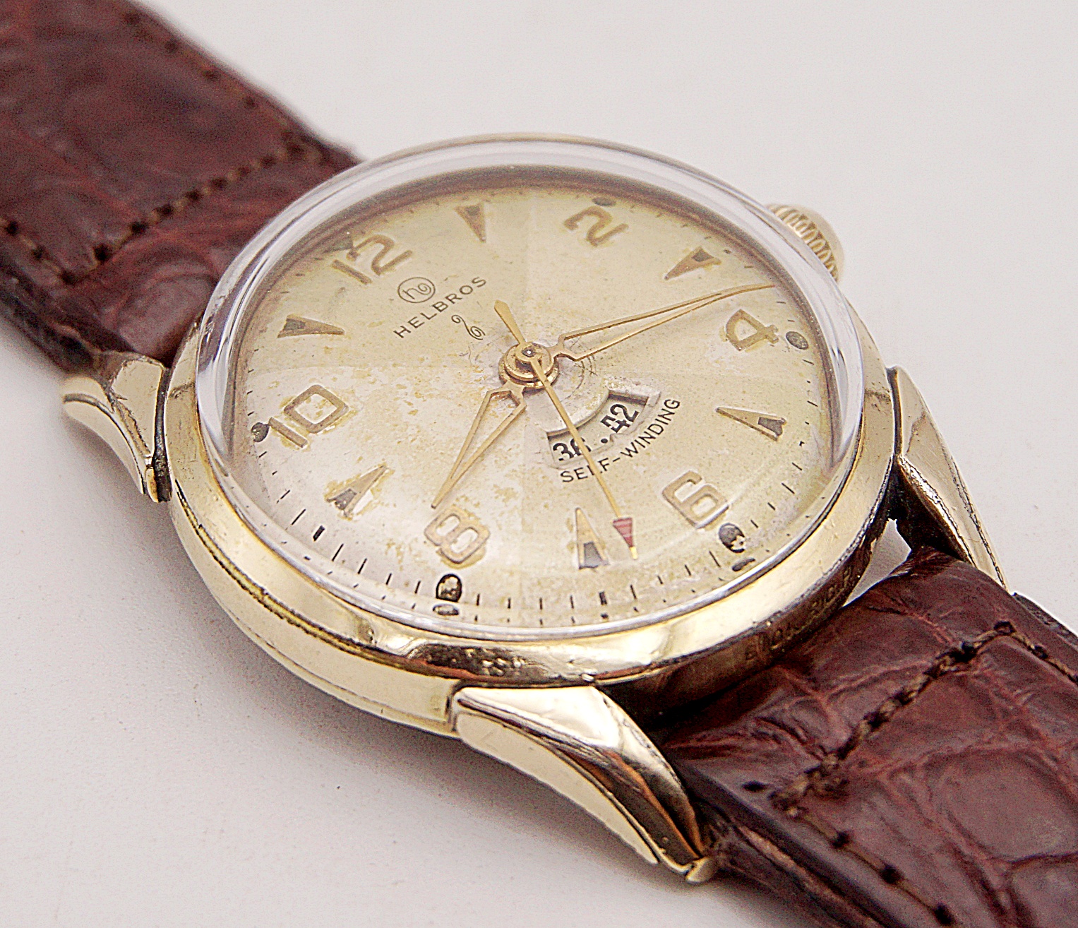 นาฬิกาเก่า HELBROS ออโตเมติก