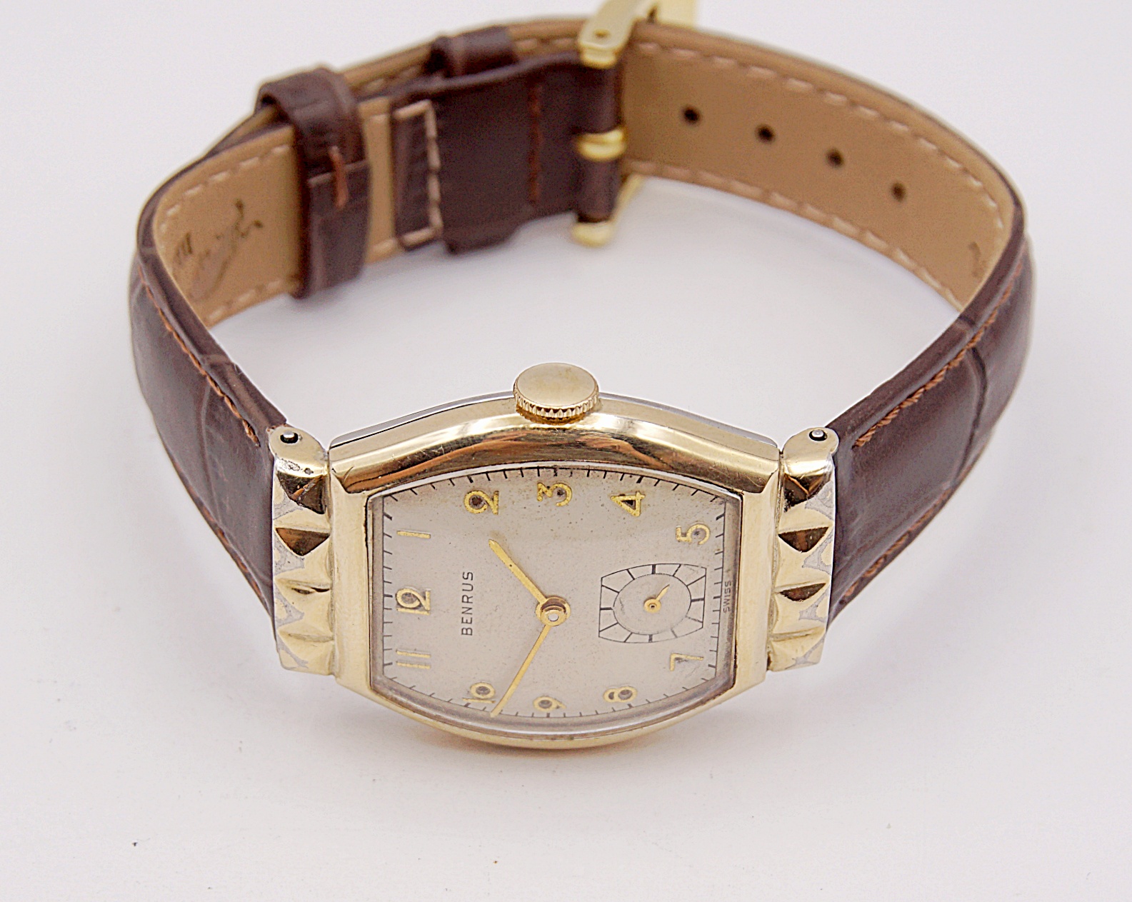 นาฬิกาเก่า BENRUS ไขลานสองเข็มครึ่ง
