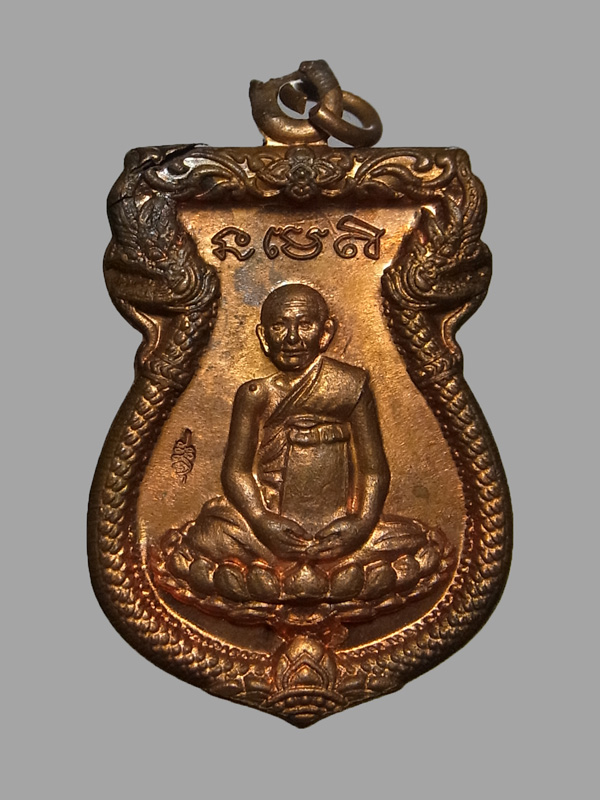 เหรียญเสมานาคคู่ หลวงปู่หงษ์ พรหมปัญโญ ปี2552